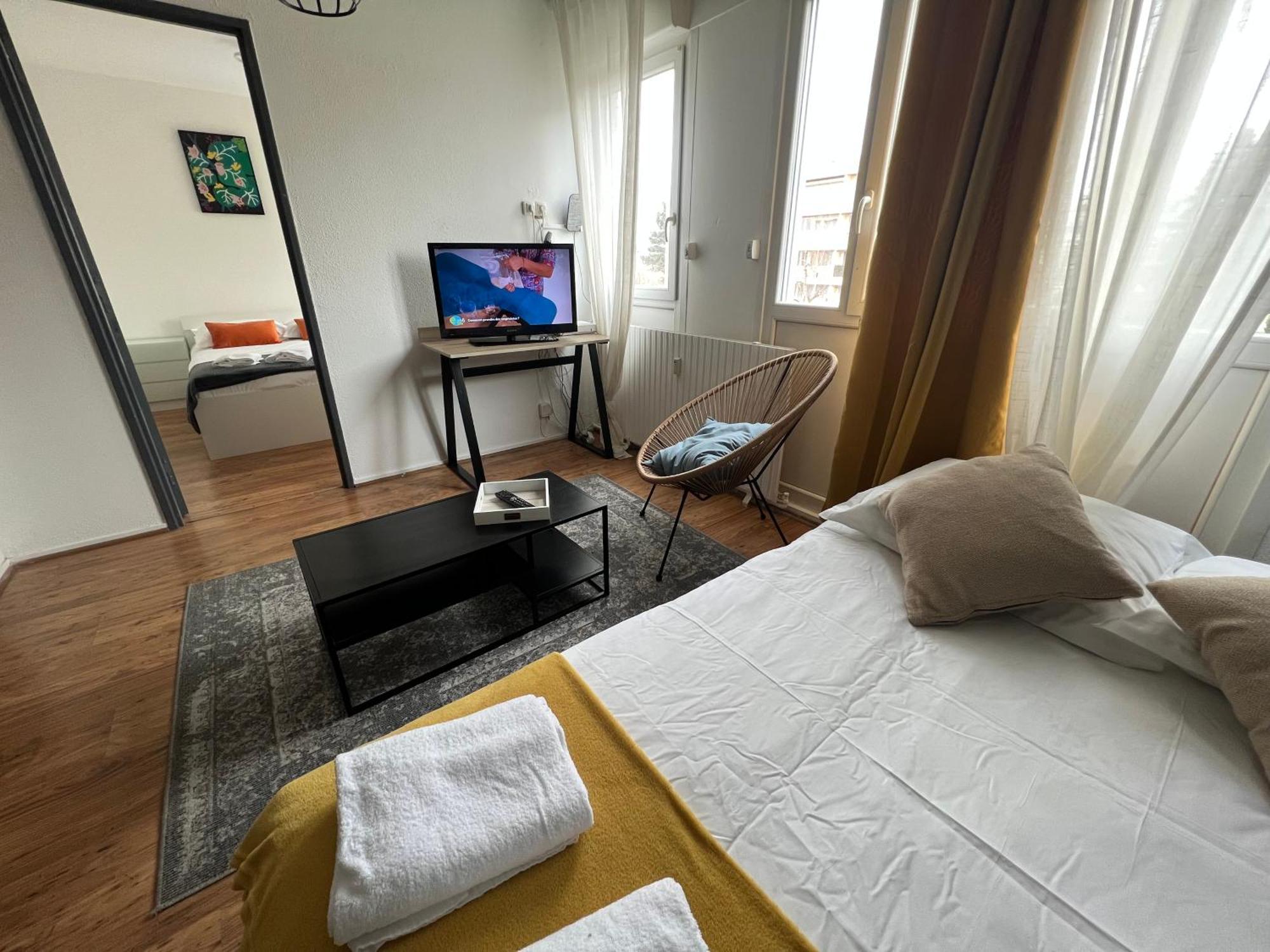 Apartment Mon Palmier Grand Parking Un-sejour-a-part *